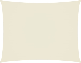 vidaXL Sonnensegel Oxford-Gewebe Rechteckig 4x6 m Creme 42299