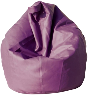 Dmora Pouf Azelia, Mehrzwecksessel, Sitzsack, Hockerhocker, Made in Italy, 70x70 h110 cm, Lila