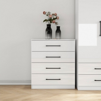 OTTO home Schubkastenkommode Sylt Schlafzimmerkommode Kommode Wäscheschrank Bestseller (1 St, Viel Stauraum im Schlafzimmer mit hochglänzenden Fronten), Beistellschrank mit 4 Schubladen