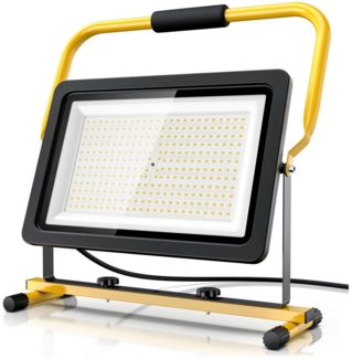 Brandson Baustrahler, LED fest integriert, Warmweiß, 150 Watt LED, Arbeitsscheinwerfer, Bauscheinwerfer, Arbeitsleuchte