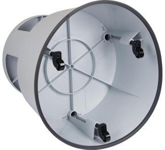 WEDO Rollhocker PP & TPE lichtgrau Höhe mit/ohne Belastung 420/428 mm Oberer-Ø 292 mm Unterer-Ø 424 mm