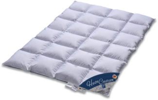 Vitaschlaf Daunenbettdecke Vitaschlaf® Haute Couture Bettdecken für Sommer Winter Ganzjahresdecke, Füllung: weisse BAIKAL SCHNEEDAUNEN der Premiumklasse, 100% DAUNEN, alle Wärmestufen, Bezug: 100% Baumwolle aus feinster MACO Einschütte, Bettdecke 135x2...