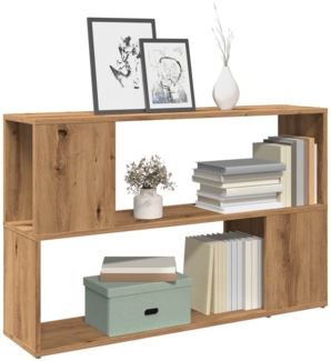 vidaXL Bücherregal Artisan-Eiche 100x24x63 cm Holzwerkstoff 856741