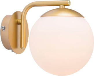 Nordlux Büro Wandleuchten Grant, Weiß, Glas, Metall, 47091025