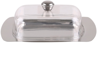 Urban Living Edelstahl Butterglocke mit Kunstsoffdeckel 30610