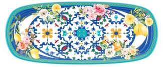 Guzzini Servierschale rechteckig 39,5x16,5 cm Flower&Lemon