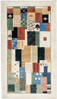 Morgenland Gabbeh Teppich - Loribaft Indus - 165 x 95 cm - bunt