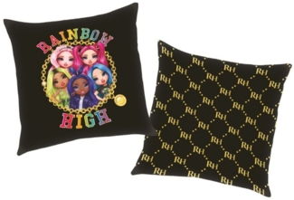 Herding Dekokissen Beauty Rainbow High 40 x 40 cm Kinder Deko-Kissen Wende-Motiv