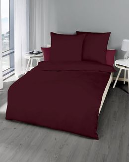 Kaeppel Bettwäsche Uni, Feinbiber, 2 teilig, Unifarben