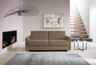 Bali Schlafsofa JUNARA, Dauerschläfer mit zweigeteiltem Lattenrost, 160er u. 180er Breite, 2 Matratzenvarianten