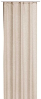Bestlivings Vorhang, Kräuselband (1 St), blickdicht, Gardine 140x245cm - Leinen Optik - Schlaufen / Kräuselband