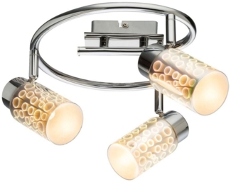 LED Rondell Deckenleuchte mit 3D-Effekt, 25 cm, OKU