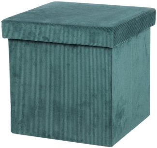 Urban Living Sitzwürfel Sitzhocker mit Stauraum Aufbewahrungsbox Sitz, gepolsterte Sitzfläche, bis 120 kg bleastbar, 38 x 38 x 38 cm