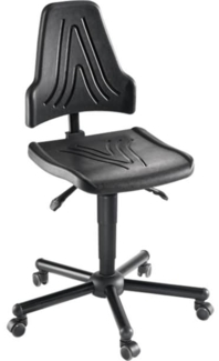 meychair Drehstuhl 13311 W19-25-TR-PU XXL 250kg schwarz