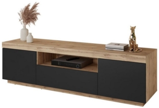 Lookway TV-Schrank YOSHI auf Sockel und Schublade im Industrial Design Breite: 170 cm