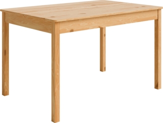 Home affaire Esstisch Malmö, Holztisch aus Kiefer Massivholz naturfarbig, erhältich in 80 und 120cm