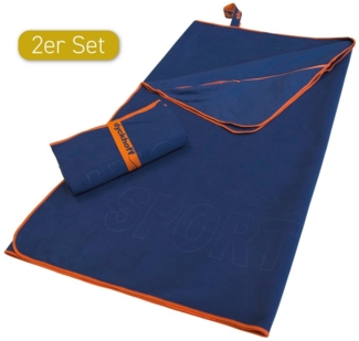 Dyckhoff Sporthandtuch Mikrofaser Sporttuch, Microfaser (2-St), auch als 2er Set erhätlich