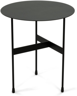 Spinder MIRA HIGH Beistelltisch, Stahl, minimalistisches Design, schwarz