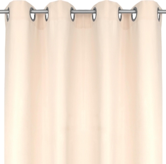 Bestlivings Blickdichte Beige Gardine mit Ösen in 140x245 cm ( BxL ), in vielen Größen und Farben