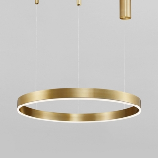 Nova Luce 9190640 MOTIF LED Pendelleuchte 60cm 3000K Messing Gold dimmbar