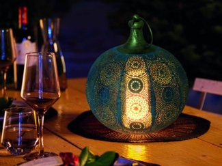 Luxform LED-Hängeleuchte Luxform 24 LED Tiznit Moroccan Tischleuchte Hängeleuchte Flamme, LED fest integriert, Deckenlampe