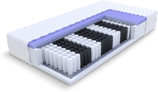 Matratze 180x200 cm Taschenfederkern 7 Zonen H2 und H3 MARINER Bett 23 cm neu