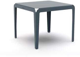 Bended Table / Outdoor Esstisch 90 x 90 grau/blau