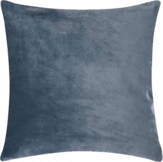 PAD Kissenhülle Samt Smooth Dusty Blue (40x40 cm) 10424-K20-4040