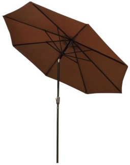Outsunny Sonnenschirm Knickschirm mit Handkurbel