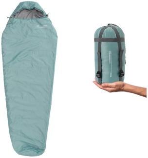 Lumaland Mumienschlafsack Where Tomorrow Camping Schlafsack 220x80x50, wasserabweisend Wärmekragen im Schulterbereich Camping Outdoor -5°C