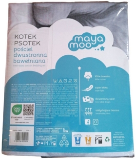 Detexpol Babybettwäsche Kinder-Bettwäsche Katze „Sweet Dreams“ 100x135 + 40x60, 100 % Baumwol