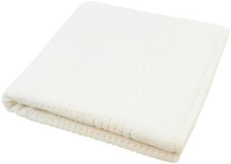 Duschtuch 70x140 cm weiss Wabenmuster 600 g/m² Hotel Qualität