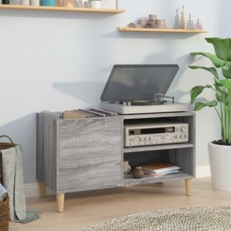 vidaXL Plattenschrank Grau Sonoma 84,5x38x48 cm Holzwerkstoff 831947