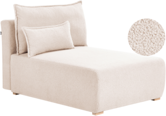 Chaiselongue NERBO Bouclé Beige