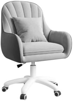 HawthyHome Bürostuhl Ergonomischer Homeoffice-Stuhl, 360° Drehbar & Höhenverstellbar (1 St), Samtbezug mit Kopfkissen, ideal für Arbeitszimmer & Schlafzimmer