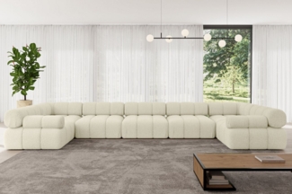 ALTDECOR Wohnlandschaft Birno-U3, Corner Sofa U-Form Vielseitige Sofa Wohnlandschaft Wohnzimmer, Sofa Praktische Bequeme Funktionsecke Couch L-Form Eckcouch