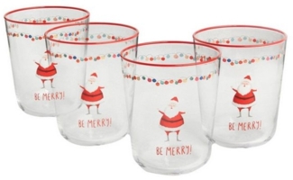 Next Tumbler-Glas 4er-Set Trinkgläser, Santa, Glas