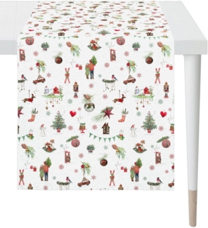 APELT Tischläufer 6200 WINTERWELT, Weihnachtsdeko, Weihnachten (1-tlg), Digitaldruck
