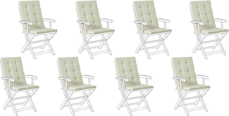 Sitzauflagen 8er Set MAUI PREMIUM Hellgrün