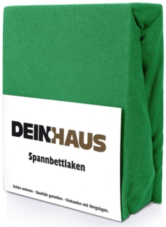 DH DEIN. HAUS Spannbettlaken Frottee Bettlaken mit Gummizug aus natürlicher Baumwolle, Gummizug: mit Gummizug, Baumwolle, atmugsaktiv, hautfreundlich, pflegeleichter Stoff