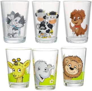 Ritzenhoff & Breker Hof- und Dschungeltiere Kinderbecher Set 6-teilig