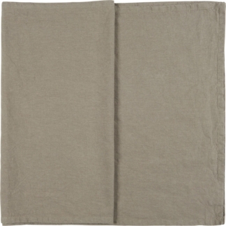 Ib Laursen - Tischläufer 50x150cm Braun Soil 6325-45 Tischdecke Landhaus Vintage