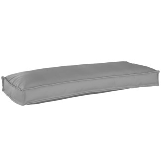 vidaXL Pallet Kissen Set 2 pcs Grau 100 x 40 x 8 cm Oxford Stoff 42001689
