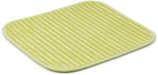 Gözze Badematte Berlin, Höhe 7 mm, rutschhemmend beschichtet, fußbodenheizungsgeeignet, Polyester, rechteckig, Badteppich, Uni Farben, Cord Optik, waschbar