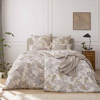 Estella Satin de Luxe Bettwäsche DD 155x220 Charlotte Paisley creme 1047-215