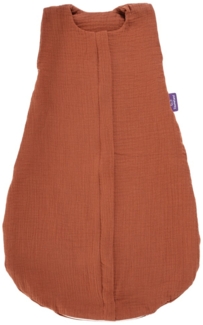 Träumeland Sommerschlafsack LIEBMICH Baumwollmusselin terrakotta Größe 110