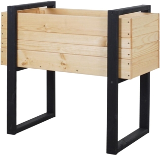 SIENA GARDEN Pflanzkasten Kelly natur,70x38x66 cm Kiefernholz FSC 100 % mit wasserbasierter schadstofffreier Holzbeize