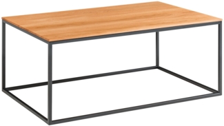 Couchtisch Axel / Alex , Schwarz, Holzfarben , 100 x 42 x 60 cm