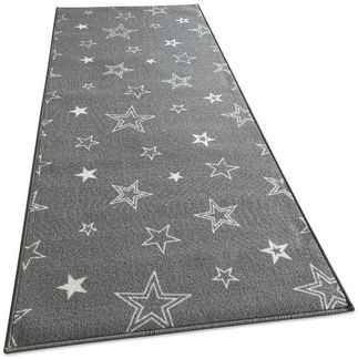 Karat Kinderteppich Teppichläufer Dots&Stars, Robust und Pflegeleicht, In zwei Designs