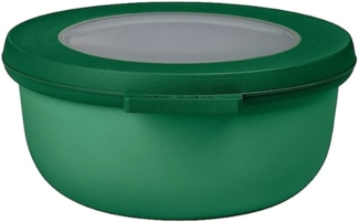 Mepal - Multi Bowl Cirqula Round - Vorratsdose mit Deckel - Geeignet als Luftdichte Aufbewahrungsbox für den Kühlschrank, Mikrowellengeschirr & als Frischhaltedosen - 350 ml - Vivid green